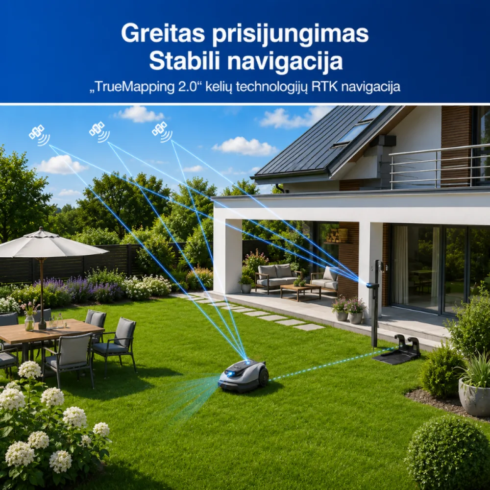 Ecovacs GOAT O800 RTK vejos robotas