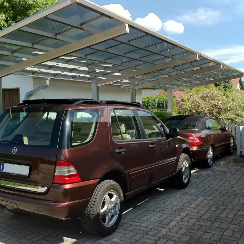 LINEA dviguba automobilių stoginė, M versija