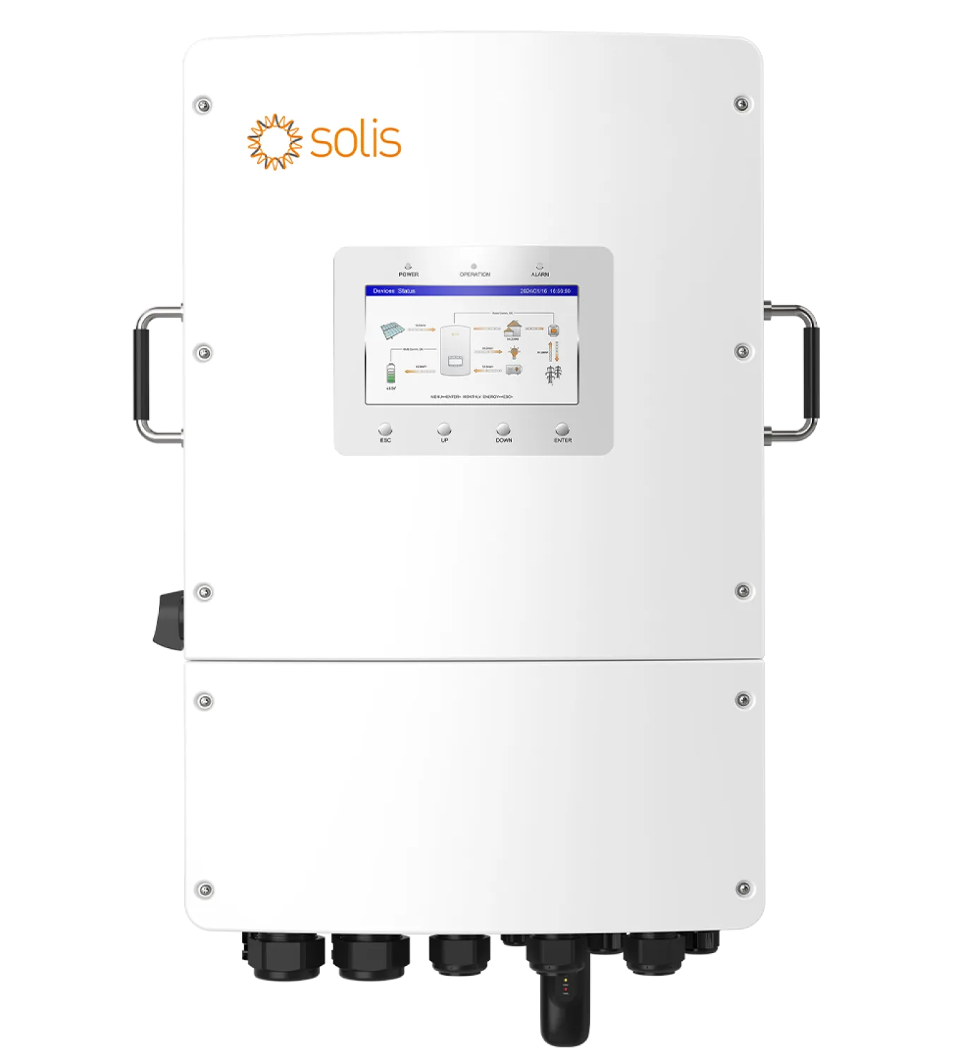 Solis S6-EH3P15K02-NV-YD-L trifazis hibridinis inverteris 15 kW
