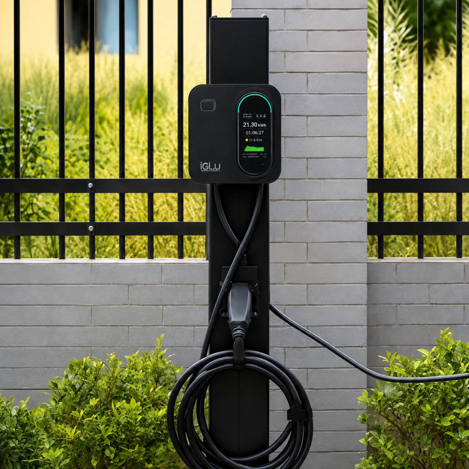 Iglu Kallik Home įkrovimo stotele 22 kW Type2 su valdikliu EM3 BOX