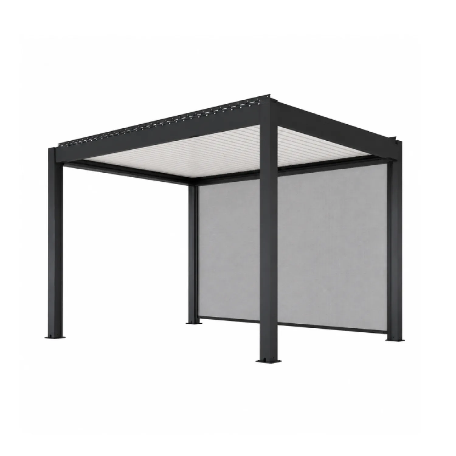 Jardis Nova ZIP automatinis terasinio stogelio roletas (3700 x 2580)