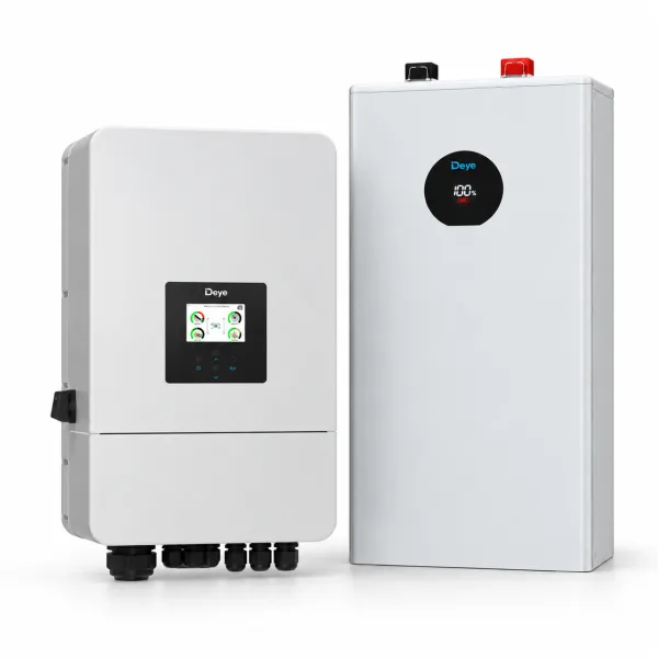 Deye žemos įtampos komplektas LV 12 kW hibridinis inverteris + 16 kWh kaupiklis